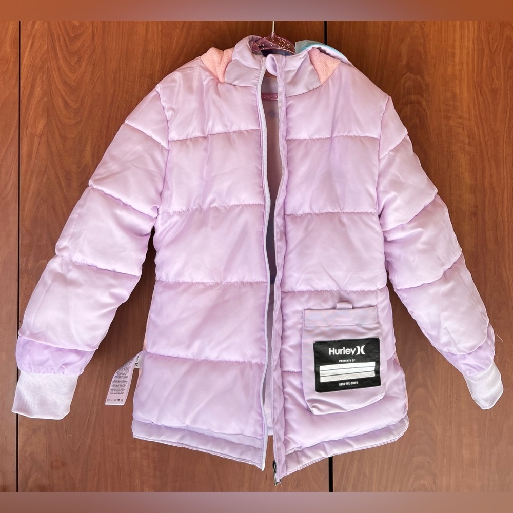 Hurley - Puffer Snow Jacket w/ Hood (XS 5/6) - Picture 6 of 10